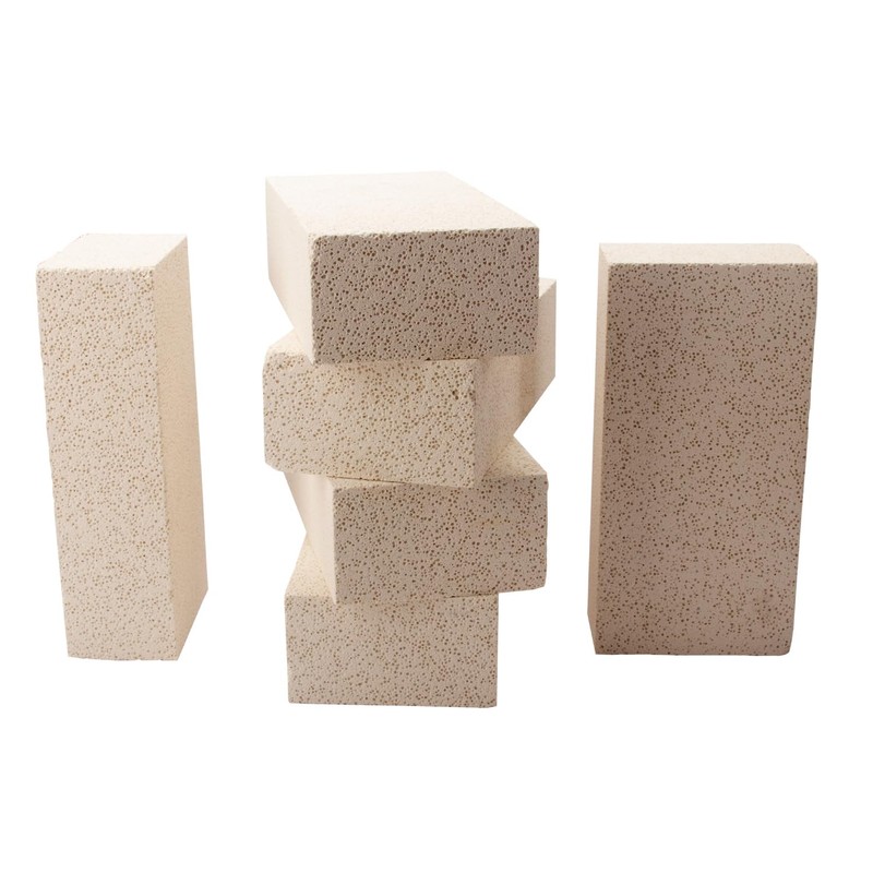 6 Pieces Insulating Fire Brick for Ovens, Kilns, Fireplaces, Forges
