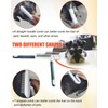 2 PCS Pet Comb with Long & Short Stainless Steel