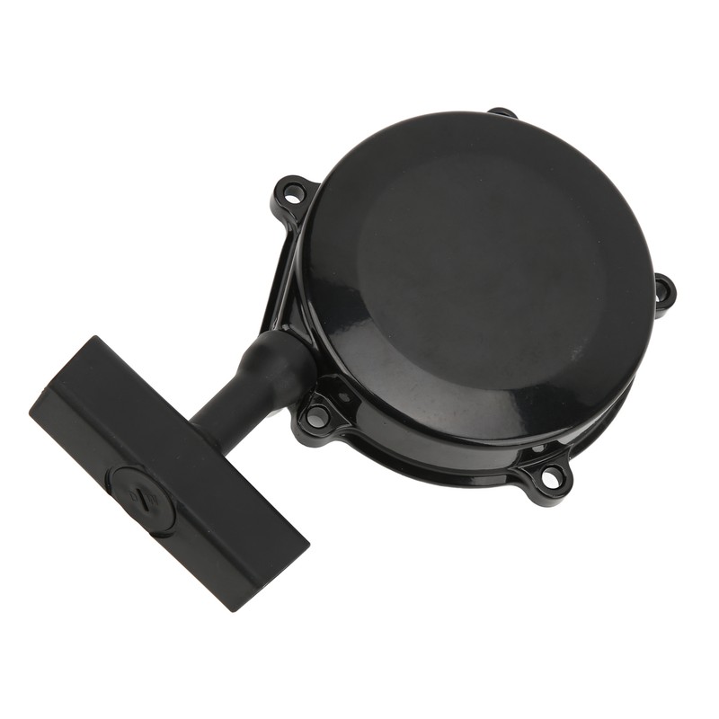 Recoil Starter Universal Aluminum Alloy Black Engine Pull Start Assembly