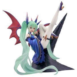 TENITOL AMU-TNL0002 Hatsune Miku Dark, Total Height: Approx. 6.7 inches (170 mm), Non-scale, ATBC-PVC, Pre-painted and Finished Figure