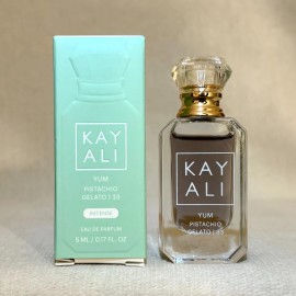 Huda Beauty Kayali Yum Pistachio Gelato 33 Intense Eau de Parfum MINI SPLASH .17oz, 5ml NIB