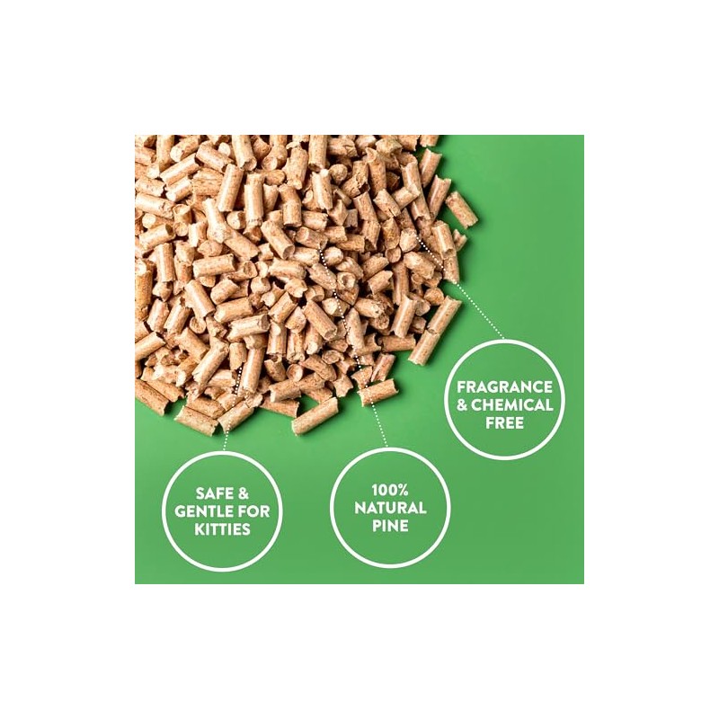 Feline Pine Platinum Non-Clumping Cat Litter, Feline Pine Cat Litter