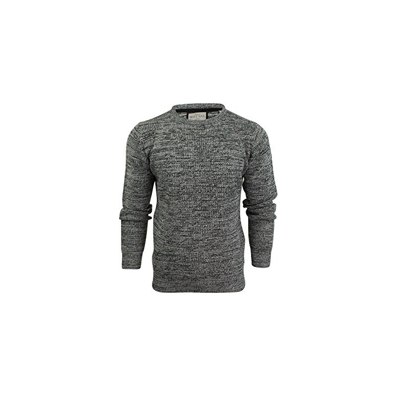 BRAVE SOUL Men's Jumper Neutron Long Sleeved (Black) M