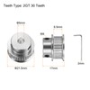 sourcing map 2 x 2GT Pulley 30 Teeth 5 mm