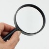 com-four® 3 x Magnifying Glass Reading Aid – Real Glass