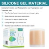 Medical Grade Silicone Scar Sheets, Silicone Scar Tape (1.6”x 60”),