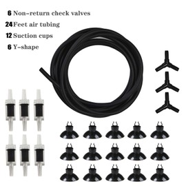 ALEGI Aquarium X Large Sponge Filter 150 Gallon,125 Gal Sponge Filter with Air Stone for Large Fish Tank (6 pcs)