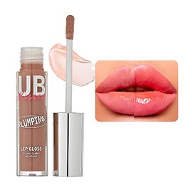 Ruby Kisses Brillo De Labios Voluminizador – Hidratante, Voluminizador, De Alto Brillo, Libre De Crueldad Animal, Suavizante, Potenciador De Labios Instinct, 4 Colores, 4,4 Ml (Nude)