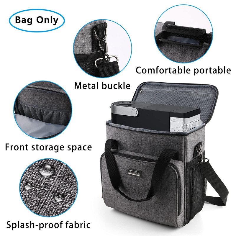 BAGLHER Coffee Maker Storage Bag, Waterproof Travel Carrying Organizer Case,