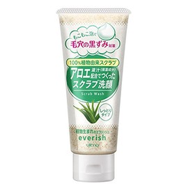 Everish Aloe Scrub Face Wash 4.8 oz (135 g) x 4 Packs