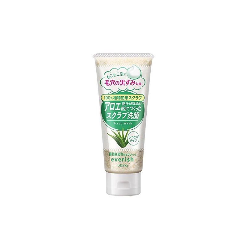 Everish Aloe Scrub Face Wash 4.8 oz (135 g) x