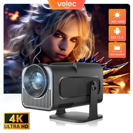 Velec Portable Projector HY320 MINI, 180° Rotating Multifunctional Portable Projector: anytime, anywhere, enjoy the big screen experience!   Audio Android #springtok home theater