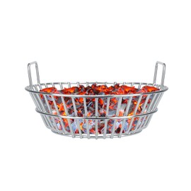 Charcoal Basket, Grill Ash Basket for Big Green Egg Large, 14 Inches Stainless Steel Ash Basket