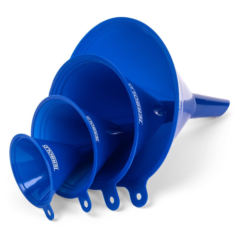 Terbold 4pc Funnel Nesting Set in BPA Free Plastic for