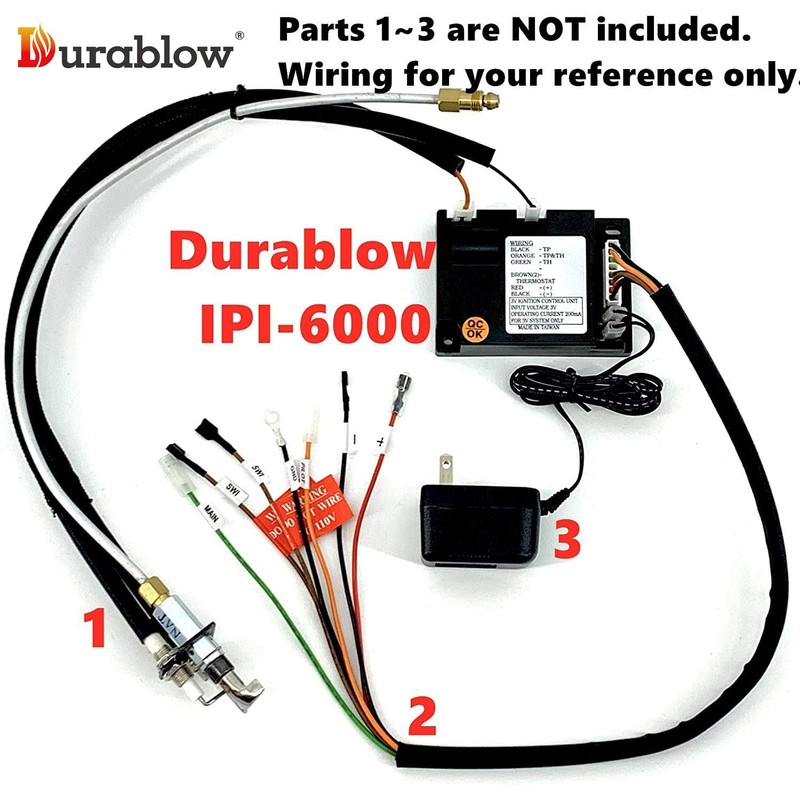 Durablow Fireplace Electronic IPI Control Module, Gas Fireplace Ignition Module