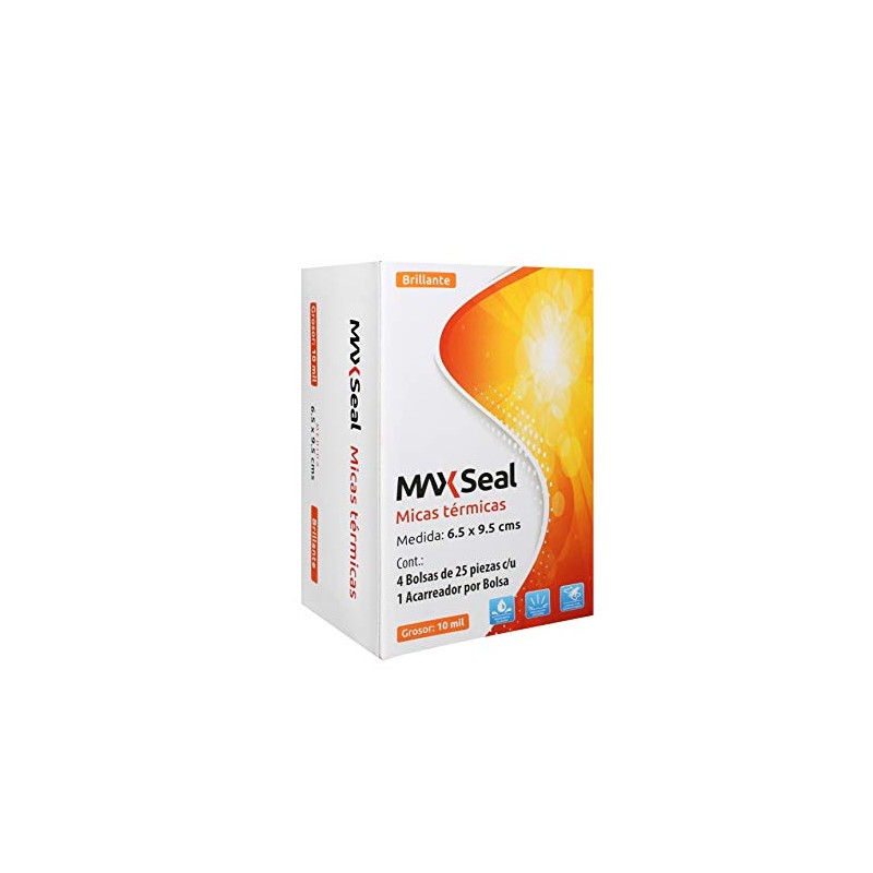 Mica térmica MAX Seal Club 10 mil 100 pzs 6.5x9.5