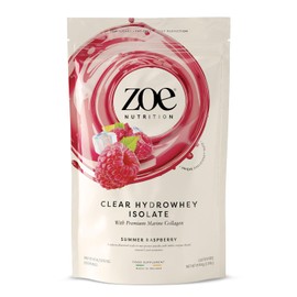 zoe Nutrition, Clear Hydrowhey (454 g, Summer Raspberry)