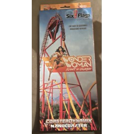 Six Flags Magic Mountain Wonder Woman Coaster Dynamix Nano coaster Model Kit