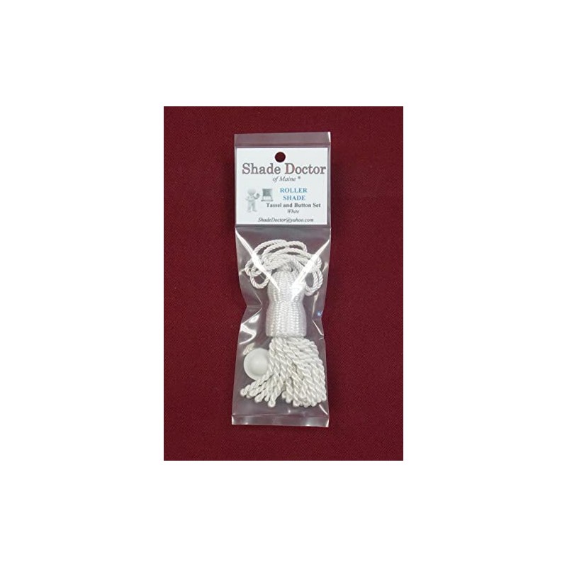 Roller Window Shade 3" Double Cap Shade Tassel & Higbee