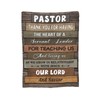 BUUGVIIL Pastor Appreciation Gifts, Pastor Blanket, Pastor Gifts for Men,