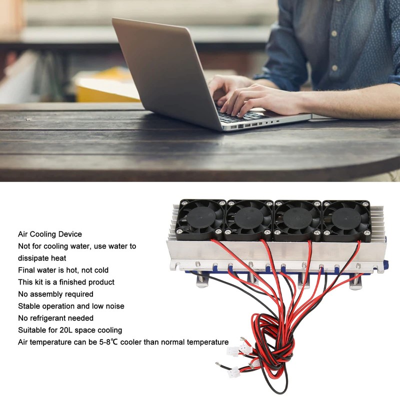 DIY Thermoelectric Cooler Module 288W 12V, Robust and Semiconductor Air