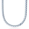 DECADENCE Sterling Silver Silver Flash 3.50mm Rounded Franco 18" Chain