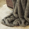 Best Home Fashion Tawny Fox Faux Fur Throw Blanket -