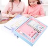 Notebook Set Checkered Girl's Heart Cute Thick Journal Gift Box