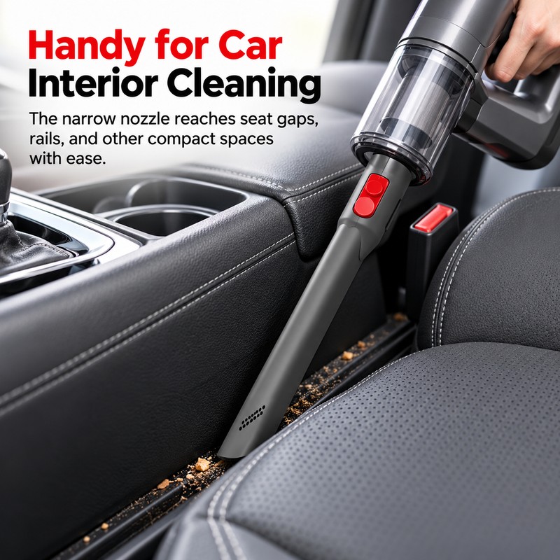 Vacuum Attachment Tool Kit for Cleaning – Brush & Long