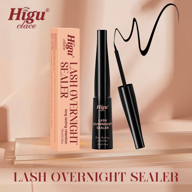 Higu clace Eyelash Seal, 10 ml Eyelash Glue Overnight for