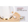 LONGSEED Ceramic Electric Kettle, 1.5L/1200W Boil Water Quickly and Easily