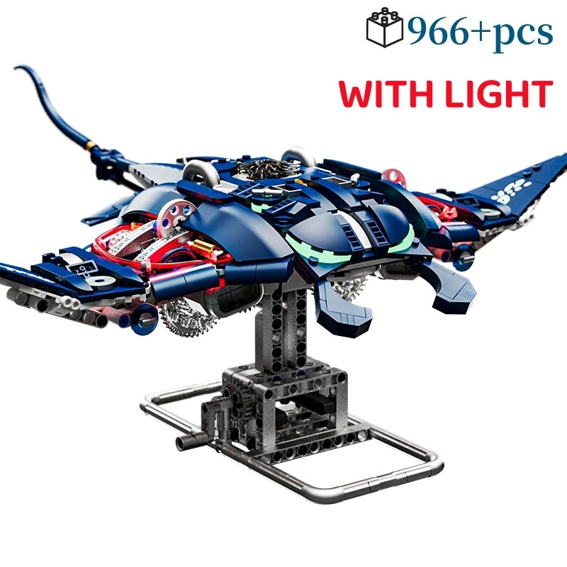 688-Piece Mechanical Animal Building Blocks for DIY Model Building –