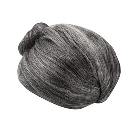 Grandma Wig Old Lady Woman Grey Silver Granny Mother Dress Up for Parties, Unisex & One Size Fits All