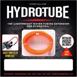 Hydro-Tail Hydro-Tube 100-Foot Extension Kit – Lightweight, Quick-Release Tube for Cutting, Polishing, Sanding, and Cooling – Flexible & Mobile Dust-Free Solution with Easy Couplings