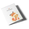 OLGS Maternity Log Cover "Hab dich lieb" Fox Plastic Protective