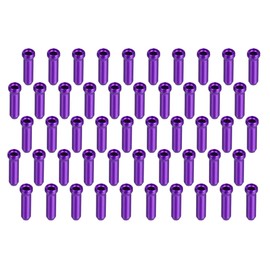 A ABSOPRO Pack of 50 Bicycle Brake Cable Cap Gear Lever Replacement Purple