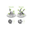 Practical Stainless Steel 6 Blades with Sealing Ring Juicer Blender
