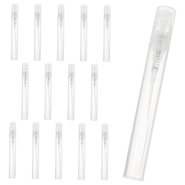 PACKOVE 15pcs Small Refillable Spray Bottles Portable Perfume Atomizer Containers