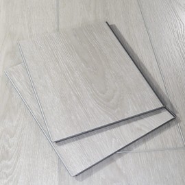 Flooret Luxury Vinyl Plank Flooring Grey Sample Kit | 6 Pieces of 12" Cut Samples from Real Planks | DIY Click Installation, 40 Mil Wear Layer, Waterproof and Scratch Resistant LVP