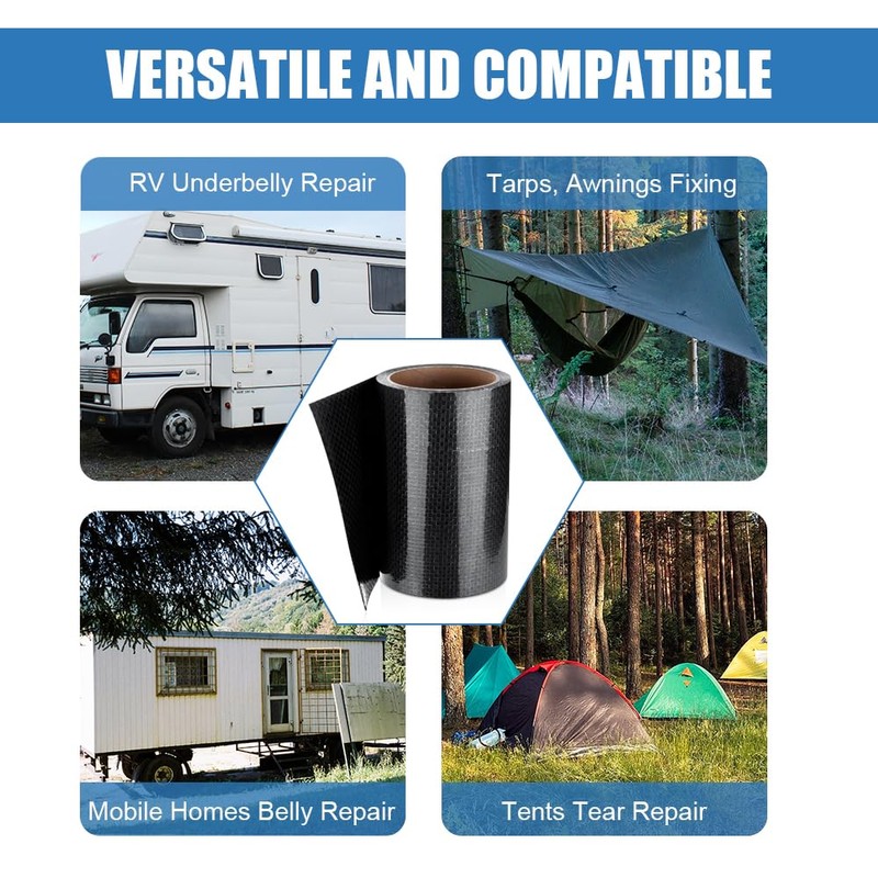 Ramkle RV Underbelly Tape, 6" x 20' RV Underbelly Material,
