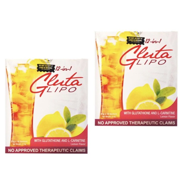 20 Sachets GlutaLipo Juice 12-in-1 Detox Mix Drinks