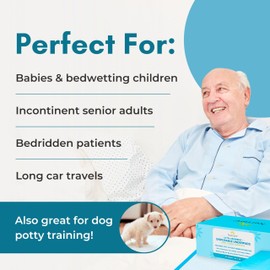 30 Heavy Duty 24 x 36 Ultra Absorbent Bed Pads by Nurture | Waterproof Disposable Chux Liners, Underpads, Adult Incontinence Chucks | Hospital Grade