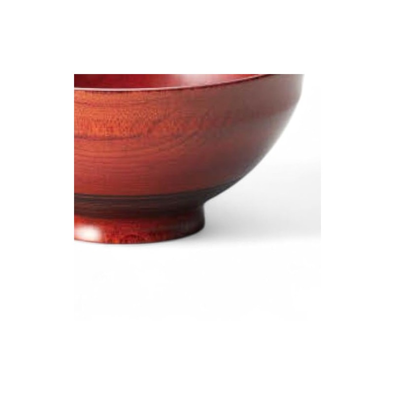 J-kitchens PID-528558 Lacquer, Rice Bowl, Wooden, Lacquer, Hand-painted, Made in