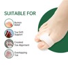 TEXSENDA Bunion Toe Corrector Spacer for Women, Pack of 10