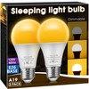 Briignite Amber Light Bulb - Dimmable Soft Warm Light Bulbs