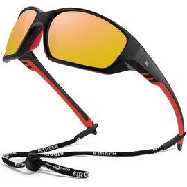 Bircenpro Sport Polarised Sunglasses for Men - Women:UV Protection Shades for Fishing Driving Cycling Running