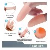 Veraly Lote De 10 Protectores Para Dedos De Silicona Resistente