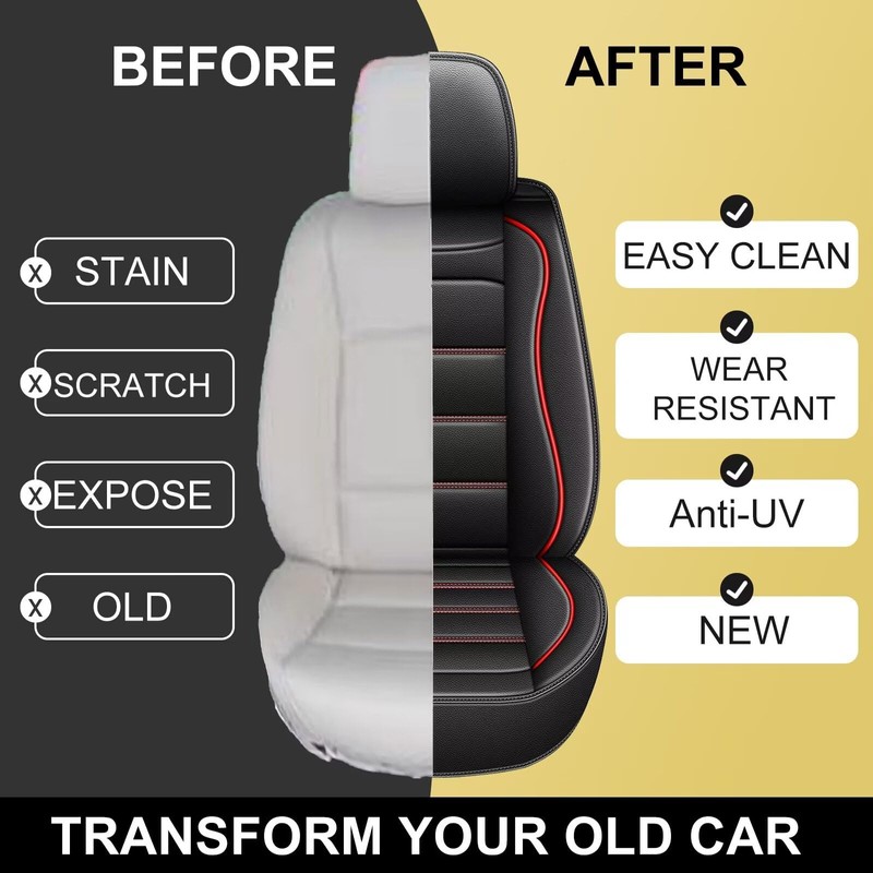IKABEVEM Car Seat Covers Fit for GMC Canyon 2015-2024 2025: