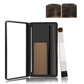 Boobeen Hair Shadow Powder Kit, Roots Touch-Up Powder Cover Hair Color, Temporary Concealer with Brush for Gray Root