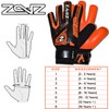 ZABZ Goalkeeper Gloves Non-slip Latex Material Soccer Goalie Football Goalkeeping
